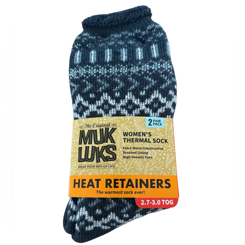 Muk Luks Women's Thermal Socks 2 Pack
